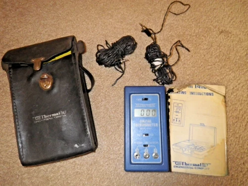 Thermal Engineering Company Hand Held  4301 Temp measure both C/F 3 Thermo probe