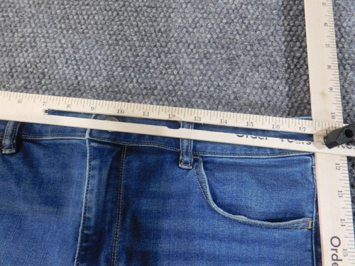 American Eagle Jeans womens size 18 blue high rise jegging stretch retro denim - Picture 4 of 10