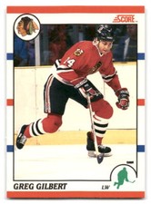 Greg Gilbert 1990 Score Canadian HOCKEY #264 Chicago Blackhawks