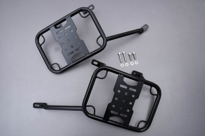 Fijaciones latérales KAWASAKI KLR-650 acier découpé au laser premium
