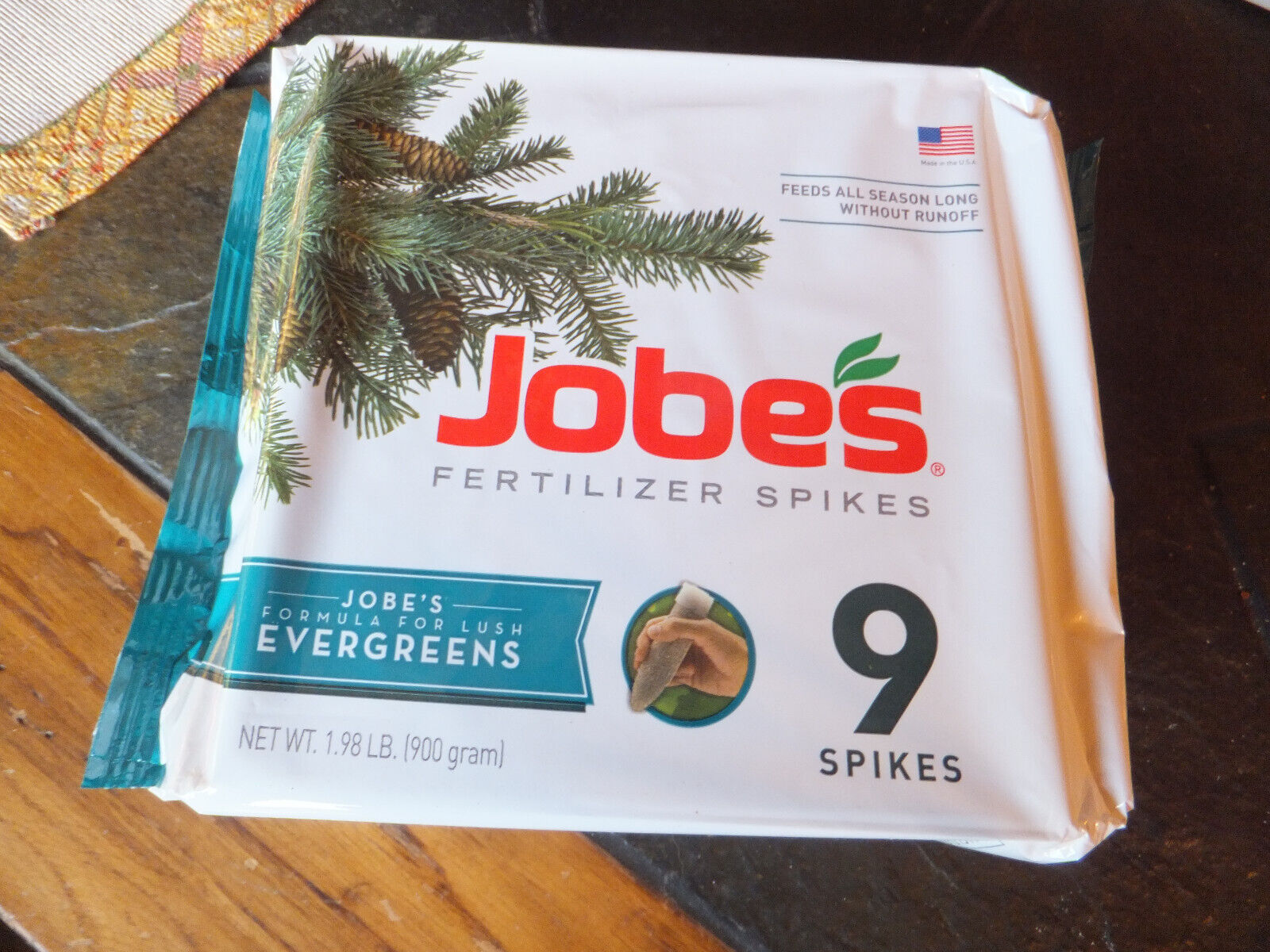 2  Packs of 9 Jobes Fertilizer Spikes for Evergreens 18 Total Spikes