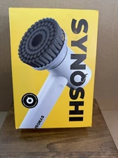 SYNOSHI Rechargeable Cordless Electric Power Spin Scrubber with 3 Cleaning Heads