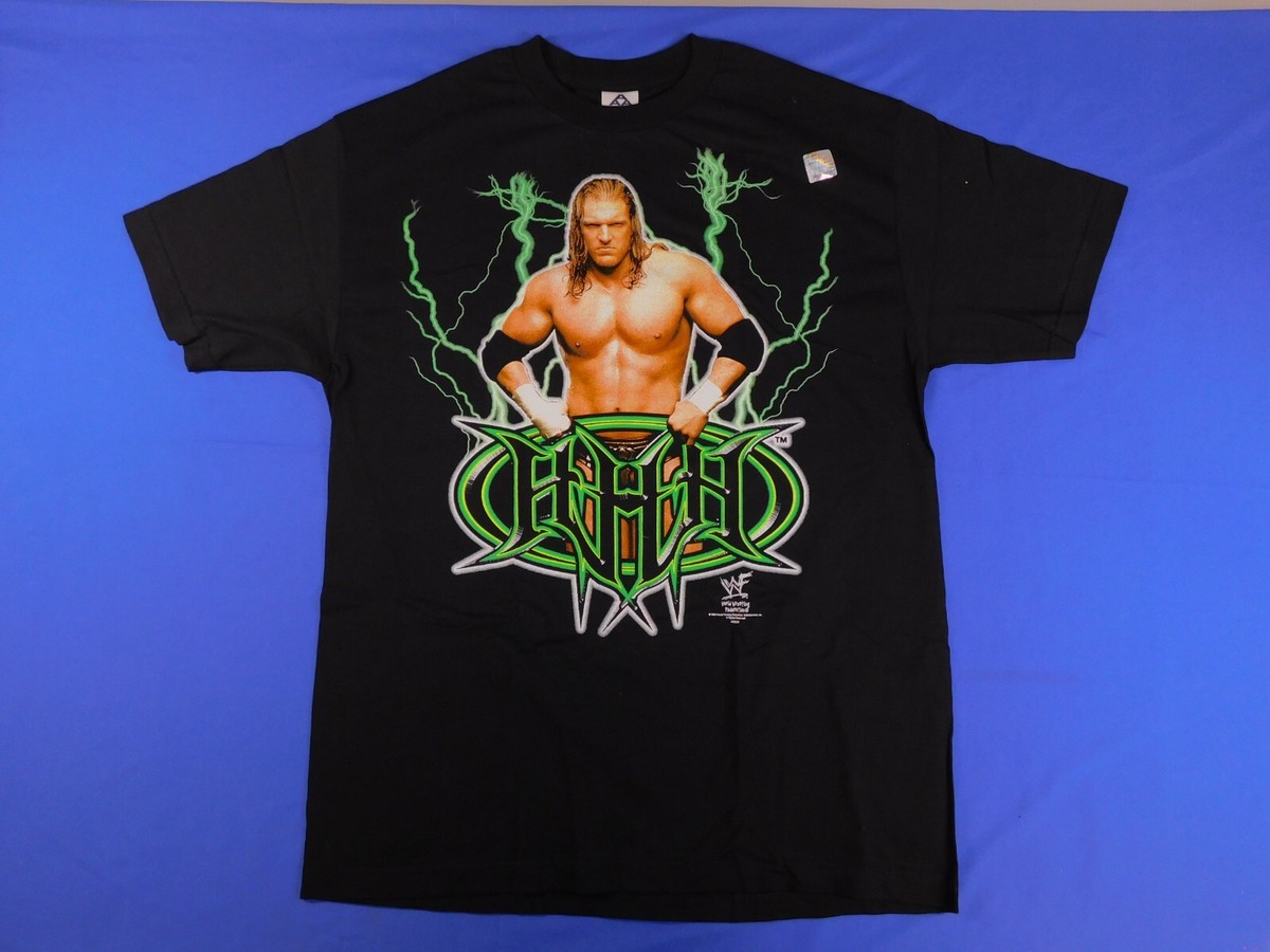 WWF TRIPLE H VINTAGE T-SHIRT 2000 DX HHH WWE SIZE LARGE | eBay