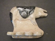 Rare Monroe Pottery PIG PIGS 4 Toothbrush Holder Maine Salt Works 5"x 6"