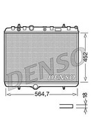 Denso DRM21055 KüHler, MotorküHlung FüR CitroËN DS Opel Peugeot