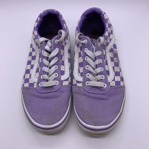 Vans Purple Checkered Lace Up Vans | eBay