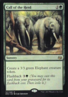 Call of the Herd - Modern Masters 2017: #121, Magic: The Gathering Nm R170