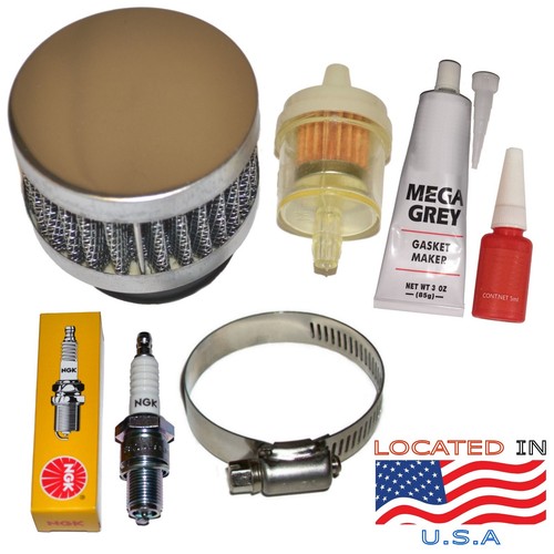 fit Yamaha Zuma Yw50 Piston Cylinder Piston Gaskets Top End Kit 4Wx-E1311-00-00 - Afbeelding 5 van 5