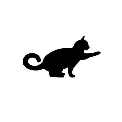 Curious Cat Apple Kitty Pet Vinyl Decal Sticker for Macbook Laptop Car Window - Image 2 of 4