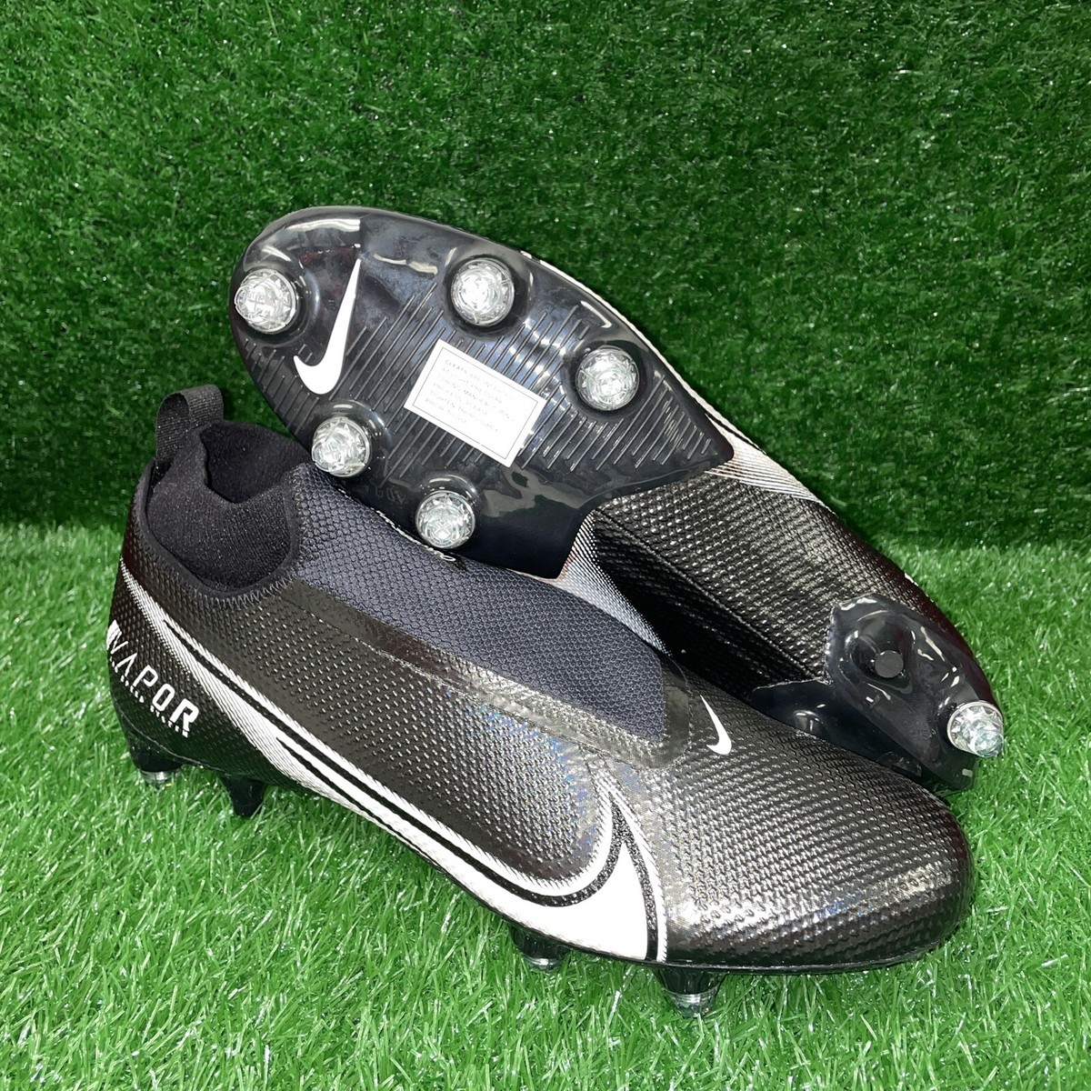 Nike Vapor Edge Pro 360 Detachable Football Cleats Black Size 14