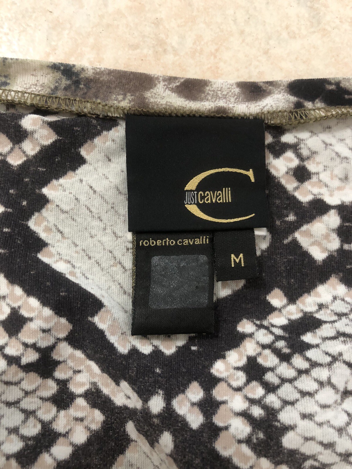 JUST CAVALLI multicolor python jersey lurex detai… - image 6