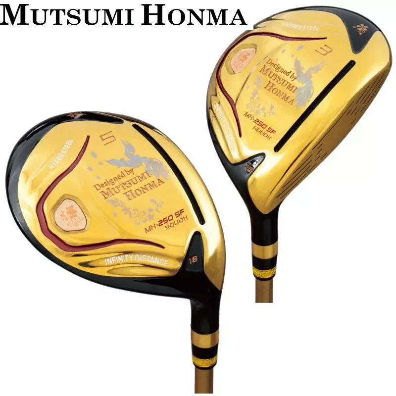 MUTSUMI HONMA Golf Japan MH250SF HOUOH 11w 27 deg Fairway wood Gold R flex - Image 3 of 4