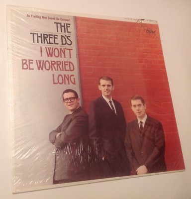 THE THREE D's I WON'T BE WORRIED LONG LP 1965 SEALED PROMO MONO ORIGINAL