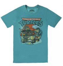 VINTAGE STYLE TEENAGE MUTANT NINJA TURTLES BEACH T-Shirt MENS LARGE NEW w/ TAG