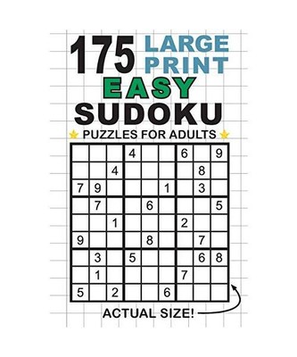 175 Large Print Easy Sudoku Puzzles for Adults: Only One Puzzle Per Page! (Pocke