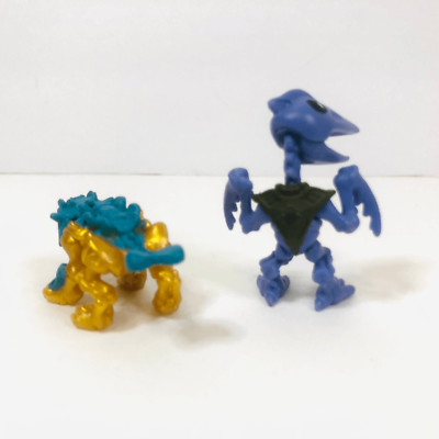 treasure x gold mini dino s action figures dactyl purple and blue