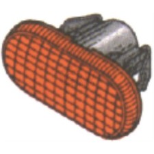 Blinkleuchte seitlicher Einbau orange für Renault Twingo II CN0_ Clio BB_ CB_