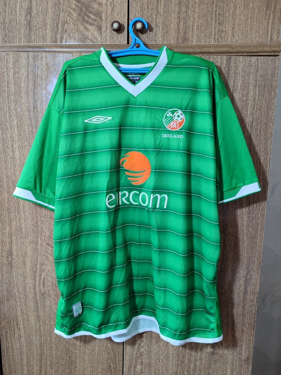 ウェア UMBRO 2004 Ireland football shirts 2004-06 Ireland Home Shirt - 7/10 - (XL)