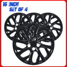 Set of 4 Hub Caps Wheel Covers Fits 2009-2025 Toyota Corolla 16" Steel Rims