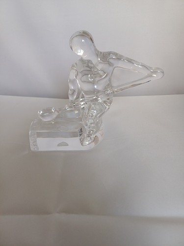 Lovely Swedish Crystal Ice Hockey Player - Picture 2 of 7