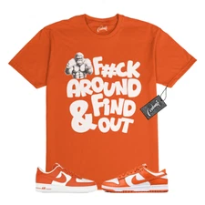 Dunk Cosmic Clay White Orange Low Air Force 1 '07 T Shirt Match GOR