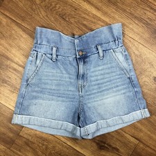 Sincerely Jules Women Sz 1 / 25 Denim High Waist Shorts Stretch Waist