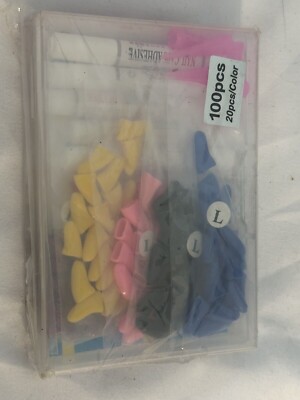 100Pcs Dog Nail Caps VITCHY Glitter Colors Pet Dog Soft Claws Nail Cover Large