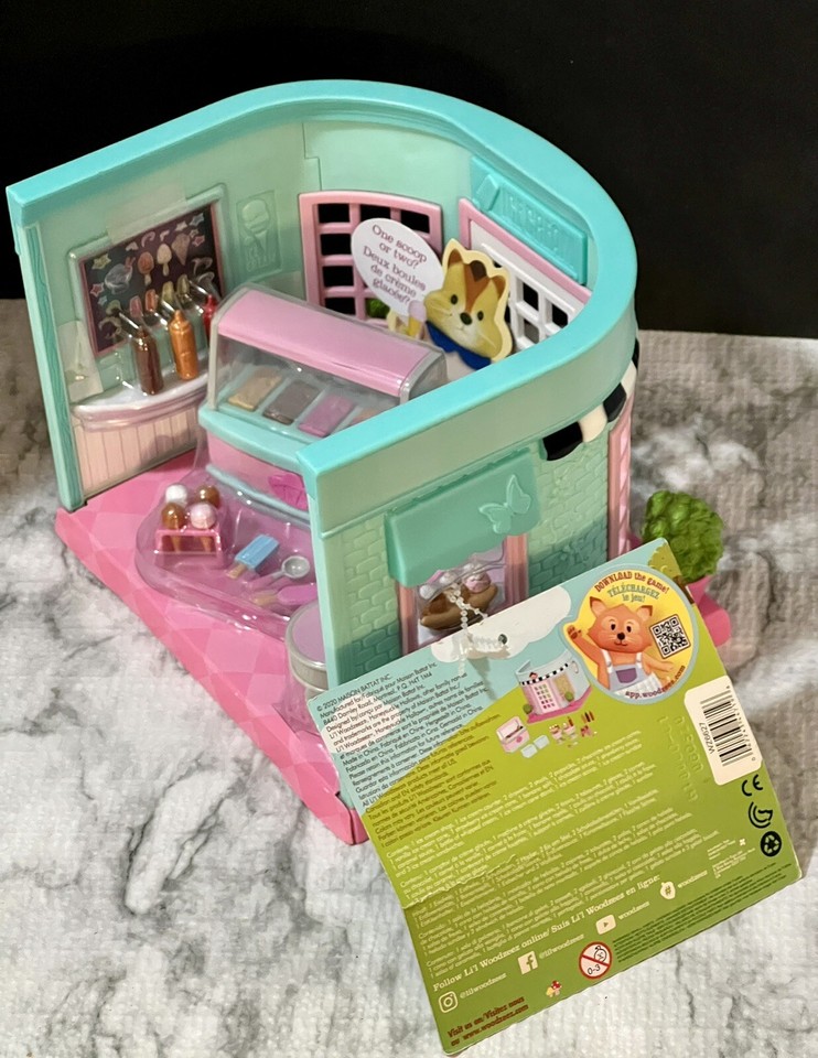 Li'l Woodzeez Scoops & Sprinkles Ice Cream Shop Playset With