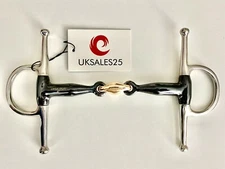 Full Cheek Sweet Iron Snaffle Bit Copper Lozenge (UKSALES25®)*SAME DAY DISPATCH*