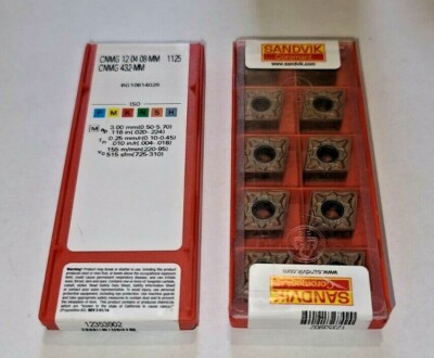 CNMG 432 MM 1125 SANDVIK*** 10  INSERTS ** AUTHENTIC ***