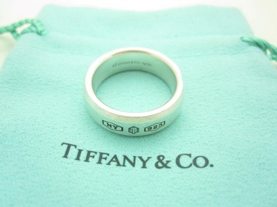 Tiffany & Co. Sterling Silver Slicer T & CO Makers 7mm Ring Unisex 