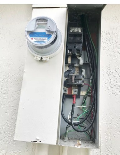 W.H CHALLENGER DEAD FRONT COVER 200A 120/240V 1 PH 4 SPC LONG 27” WIDE 6” 1/2