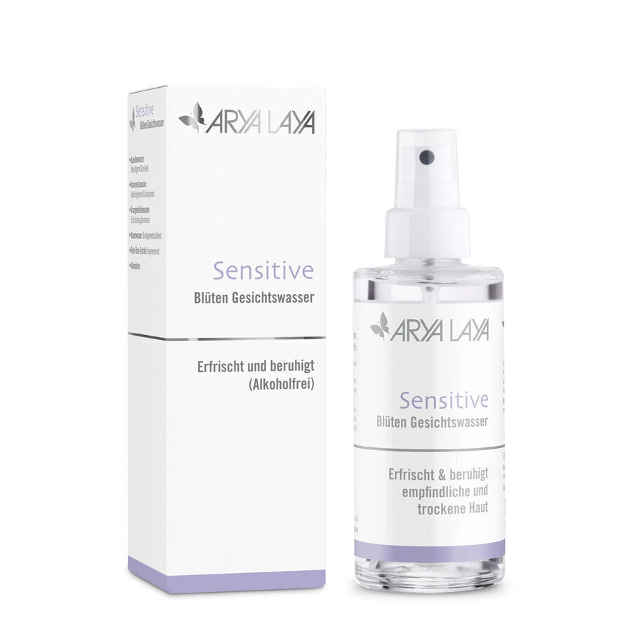 ARYA LAYA Sensitive Blüten Gesichtswasser, 100ml
