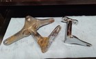 VINTAGE CHROME FORWARD CONTROL MOUNTS FOR HARLEY DAVIDSON IRONHEAD