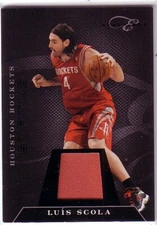 2010-11 Elite Black Box Materials #42 Luis Scola/99 Jsy/99 - NM-MT