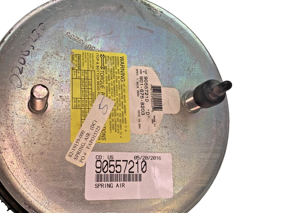 Firestone Rolling Lobe Air Spring Suspension Air Bag W01-675-8203 - Image 2 of 2