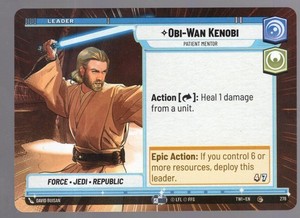 Star Wars Unlimited TotR Hyperspace Card TWI278 Obi-Wan Kenobi