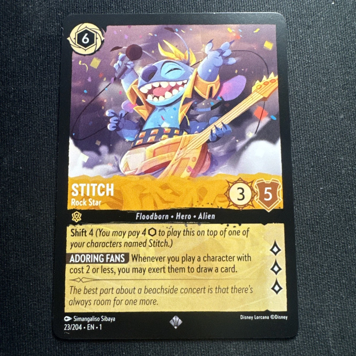 Stitch - Rock Star 23/204 The First Chapter for sale | eBay