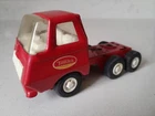 Tonka Red Mini Semi Truck Cab Vintage Pressed Steel Collectible Toy
