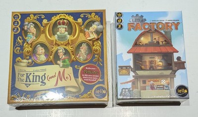 iello Board Game Bundle For The King And Me + Little Factory NEW Sealed Strategy