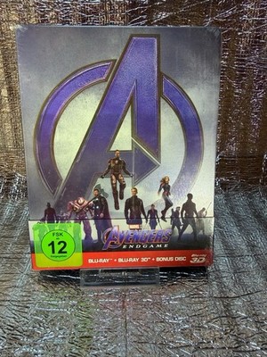 Marvel's Avengers: Endgame Steelbook  Blu Ray + 3D Blu Ray