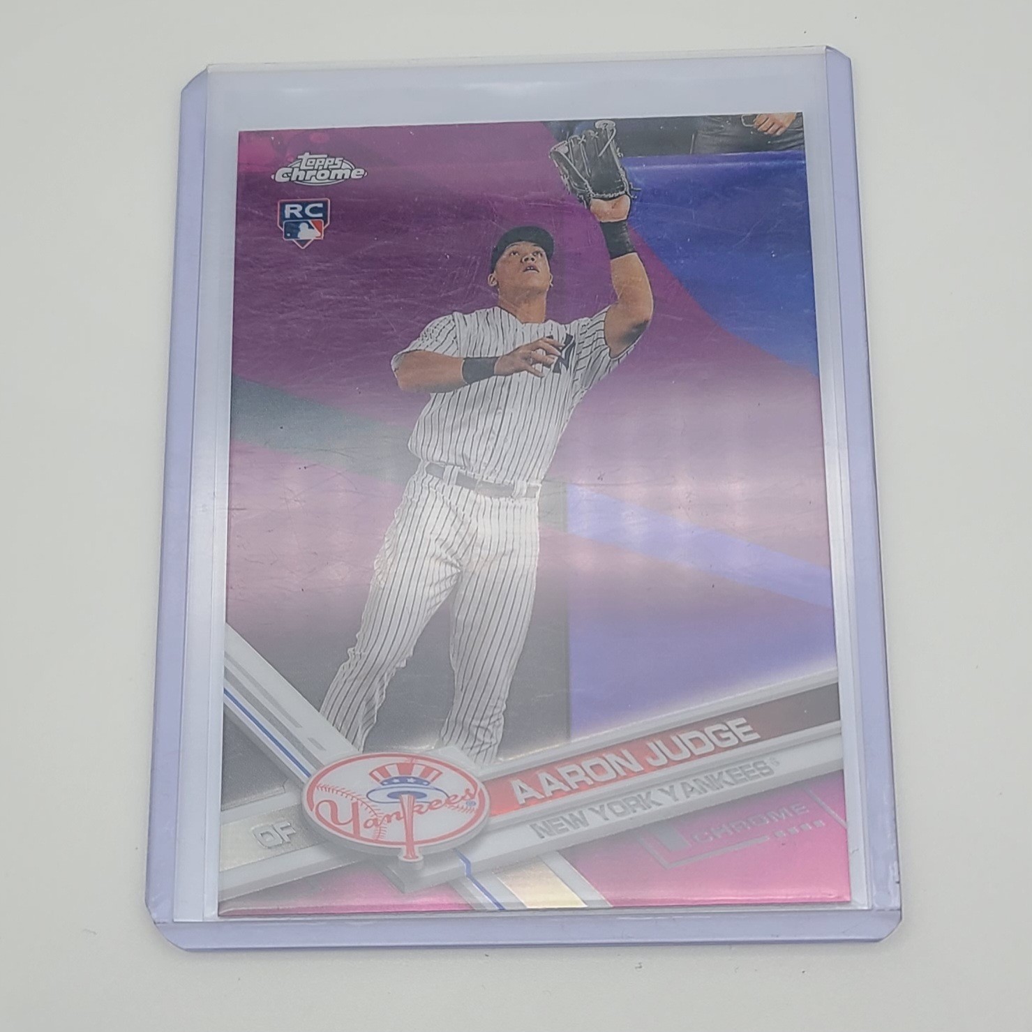 2017 Topps Chrome - Aaron Judge #169 Pink Refractor (RC)