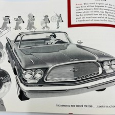 1960 Chrysler Sales Brochure Car Talk Language Booklet Anchors Bezels Scorch C6