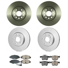 Kit de pastillas de freno de cerámica Bosch rotor delantero trasero Akebono EURO para Audi A3 Quattro L4