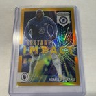 Romelu Lukaku 2021-22 Panini Gold Prizm Instant Impact Chelsea Card #21