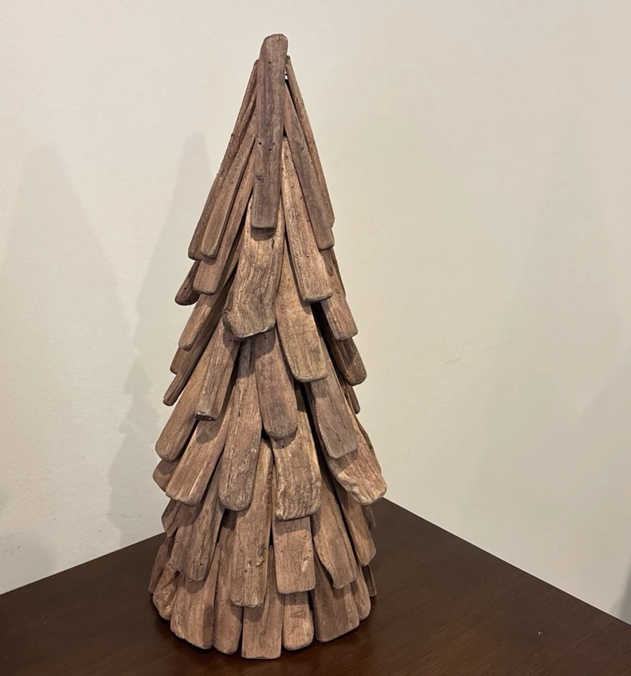 Driftwood Tree 18.5” Tall 8” Diameter Base - For Christmas Or Everyday - Image 2 of 4