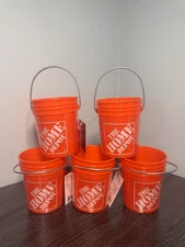 🪣 HOME DEPOT  Mini Bucket 5-pack Set! 0.5-Quart BPA-Free Polypropylene