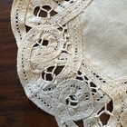 2 Matching Vintage Battenburg Lace Design Doilies in Cotton — photo 7