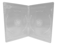 10 ULTRA PREMIUM STANDARD SUPER CLear Double DVD Cases 14MM 72g