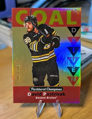 David Pastrnak 2023-24 UD Parkhurst Goal Driven - GOLD - #GD-17 146/349 -BRUINS